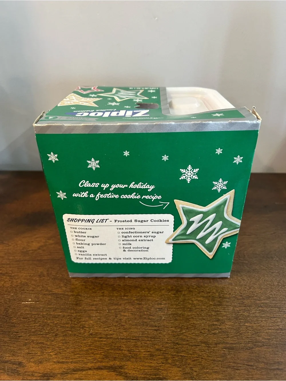 Ziploc Limited Edition Holiday Medium Square Container Red & White 2014 NEW Rare